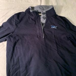 Navy blue pull over (L L Bean)